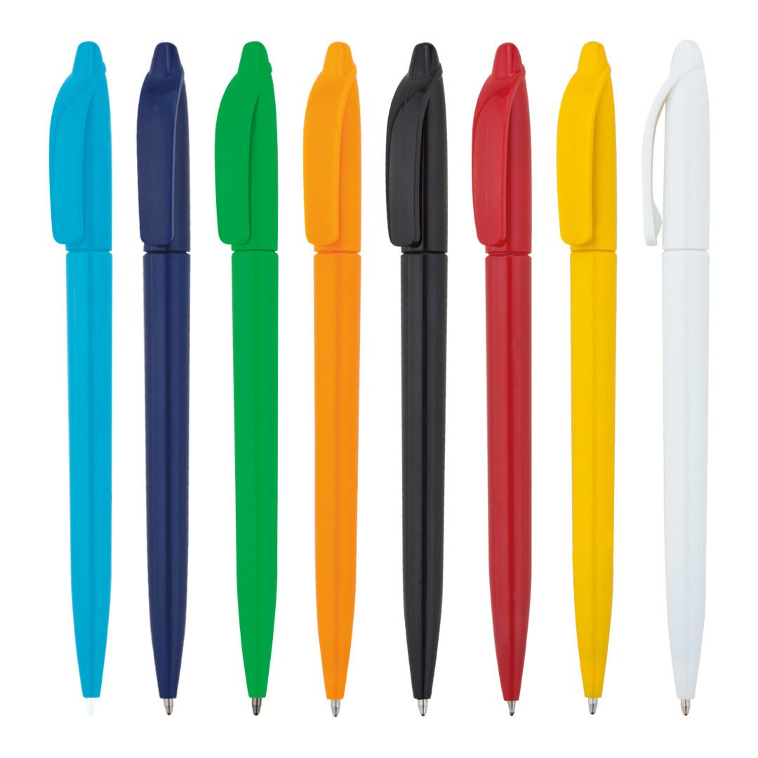 Plastik Tükenmez Kalem Baskılı Çevirmeli