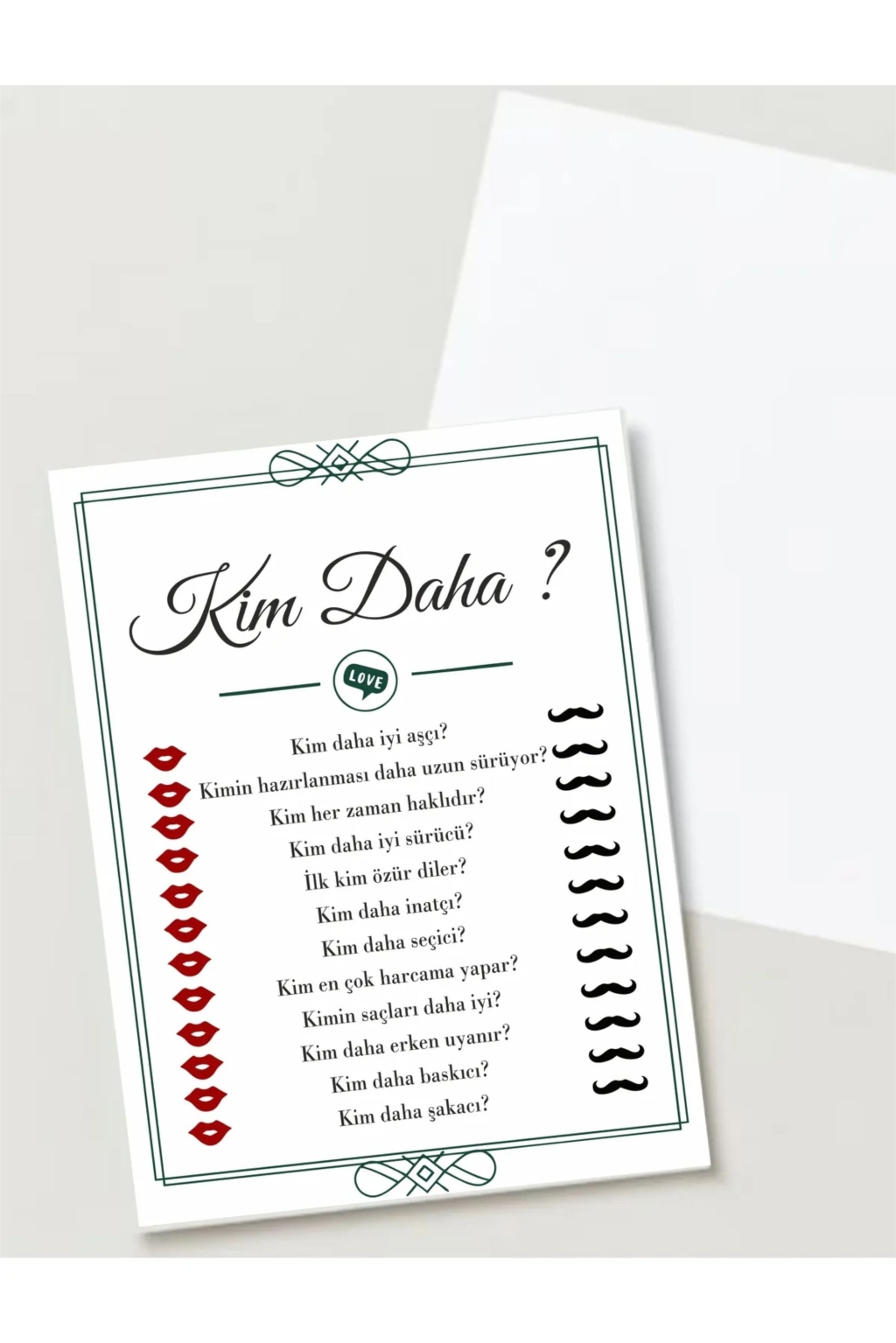 Kim Daha? Çift Oyun Kartları 8 Adet