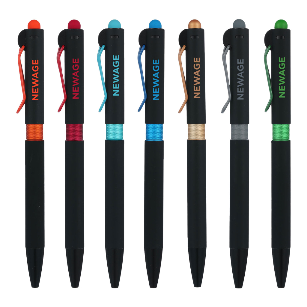 Metal Tükenmez Kalem Jell Refil  Touch Pen Renginde Baskı ipekyolu